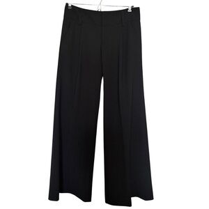 Alice + Olivia Wide Leg Wool Blend Trouser Pants
